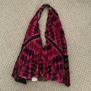 Farm Rio Backless Scarf Top